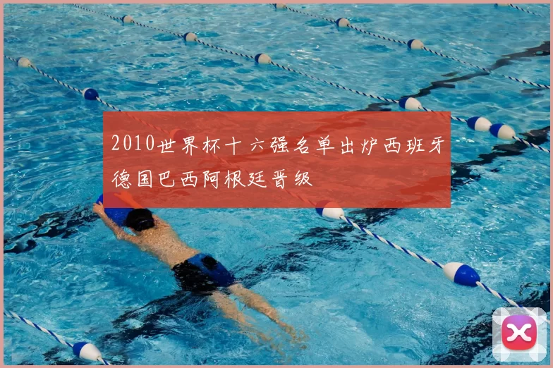 2010世界杯十六强名单出炉西班牙德国巴西阿根廷晋级