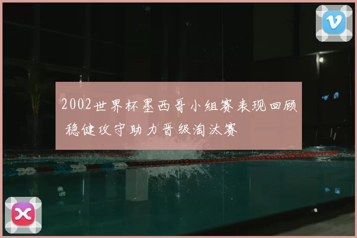 2002世界杯墨西哥小组赛表现回顾 稳健攻守助力晋级淘汰赛