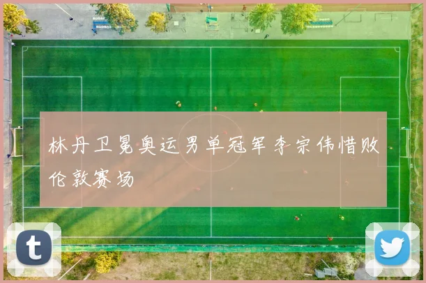 林丹卫冕奥运男单冠军李宗伟惜败伦敦赛场